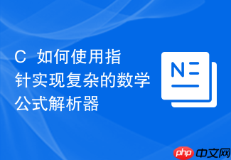 c++如何使用指针实现复杂的数学公式解析器