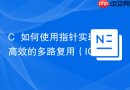 c++如何使用指针实现高效的多路复用（io multiplexing）
