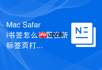 mac safari书签怎么设置在新标签页打开文件夹