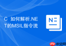 c++如何解析.net的msil指令流