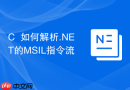 C++如何解析.NET的MSIL指令流