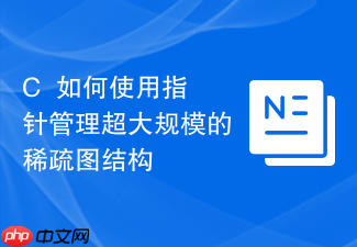 c++如何使用指针管理超大规模的稀疏图结构