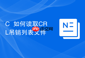 c++如何读取crl吊销列表文件