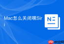 Mac怎么关闭嘿Siri