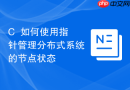 c++如何使用指针管理分布式系统的节点状态