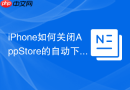 iPhone如何关闭AppStore的自动下载