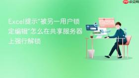 excel提示“被另一用户锁定编辑”怎么在共享服务器上强行解锁