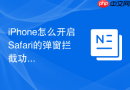 iphone怎么开启safari的弹窗拦截功能