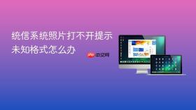 统信系统照片打不开提示未知格式怎么办