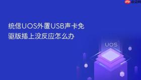 统信uos外置usb声卡免驱版插上没反应怎么办