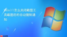 Win11怎么关闭截图工具截图后的自动复制通知