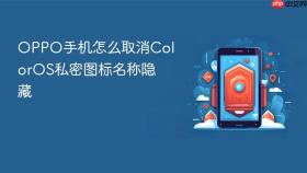 oppo手机怎么取消coloros私密图标名称隐藏