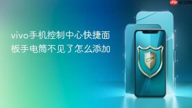 vivo手机控制中心快捷面板手电筒不见了怎么添加