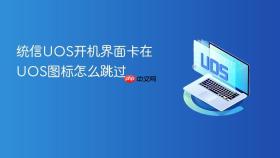 统信UOS开机界面卡在UOS图标怎么跳过