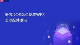 统信uos怎么安装wps专业版并激活