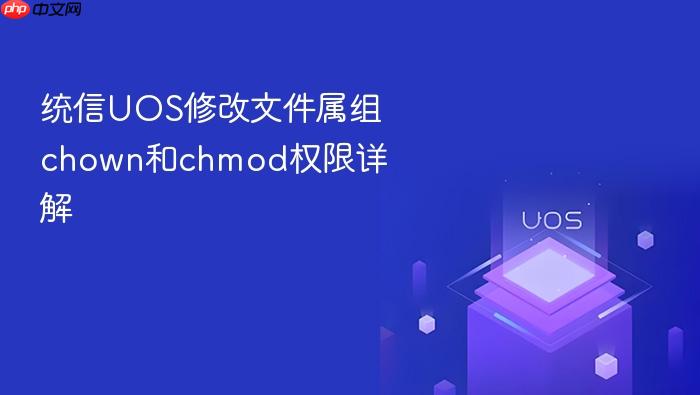 统信uos修改文件属组chown和chmod权限详解