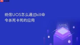 统信UOS怎么通过kill命令杀死卡死的应用