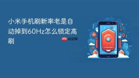 小米手机刷新率老是自动掉到60hz怎么锁定高刷