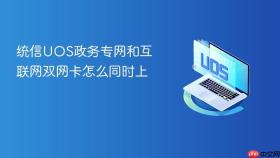 统信UOS政务专网和互联网双网卡怎么同时上
