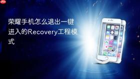 荣耀手机怎么退出一键进入的recovery工程模式