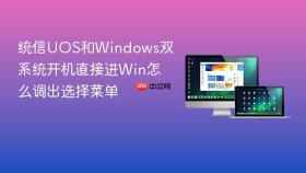 统信UOS和Windows双系统开机直接进Win怎么调出选择菜单