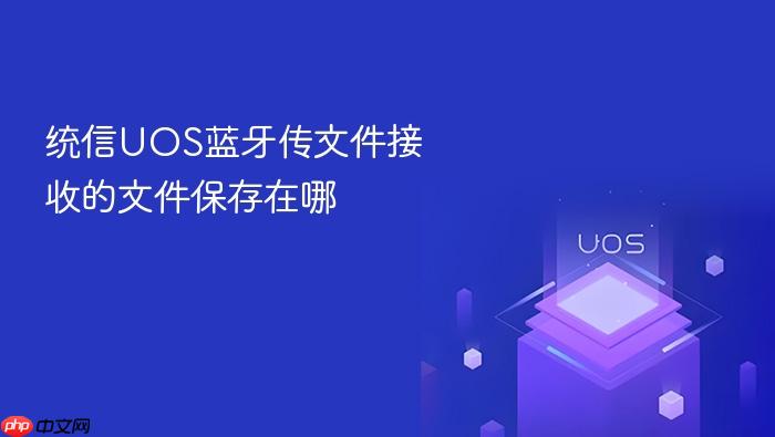统信uos蓝牙传文件接收的文件保存在哪