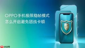 oppo手机极限稳帧模式怎么开启避免团战卡顿