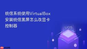 统信系统使用virtualbox安装统信黑屏怎么改显卡控制器