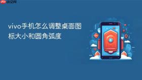 vivo手机怎么调整桌面图标大小和圆角弧度