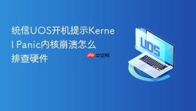 统信uos开机提示kernel panic内核崩溃怎么排查硬件