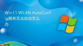 win11 wlan autoconfig服务无法启动怎么办