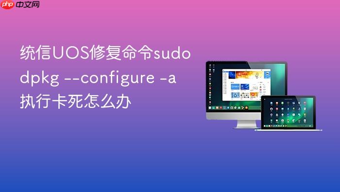 统信uos修复命令sudo dpkg --configure -a执行卡死怎么办