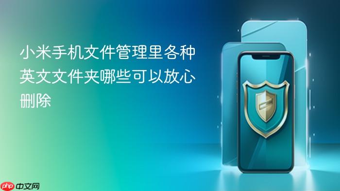 小米手机文件管理里各种英文文件夹哪些可以放心删除
