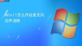 win11怎么开启麦克风回声消除