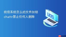 统信系统怎么给文件加锁chattr禁止任何人删除