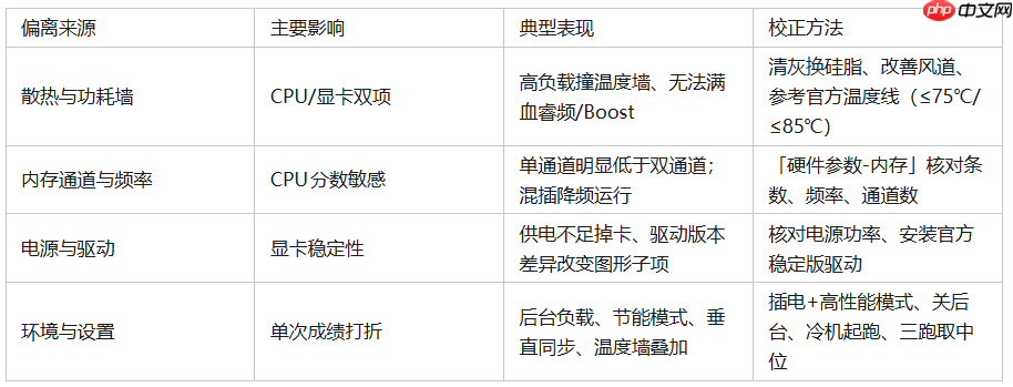 主流显卡CPU跑分多少算正常?正常区间分布对照方法 - php中文网
