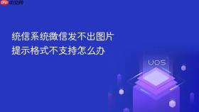 统信系统微信发不出图片提示格式不支持怎么办