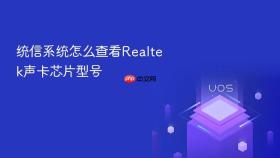 统信系统怎么查看realtek声卡芯片型号