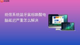 统信系统蓝牙鼠标唤醒电脑延迟严重怎么解决