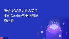统信uos怎么进入运行中的docker容器内部排查问题