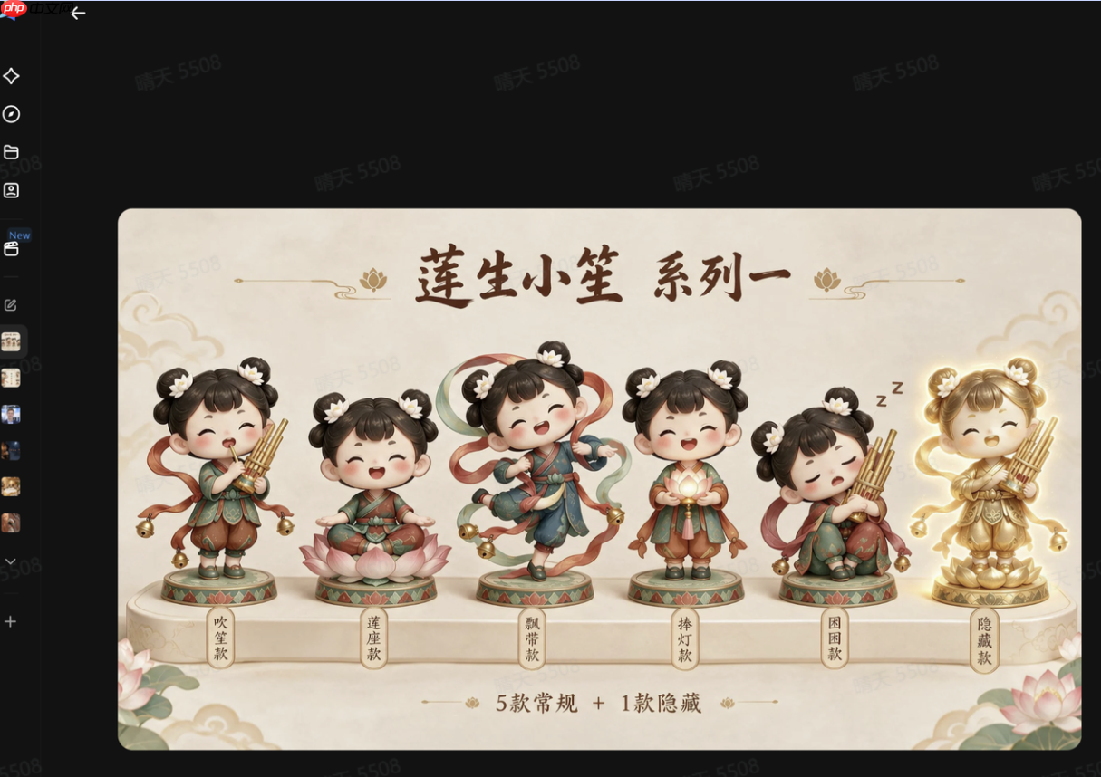 国风盲盒怎么做出辨识度?2026年国风Q版盲盒IP设计AI生图工具推荐及实战教程 - php中文网