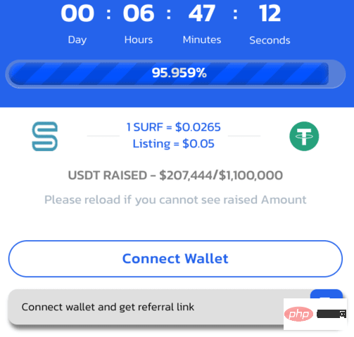 Surf Reward crypto presale