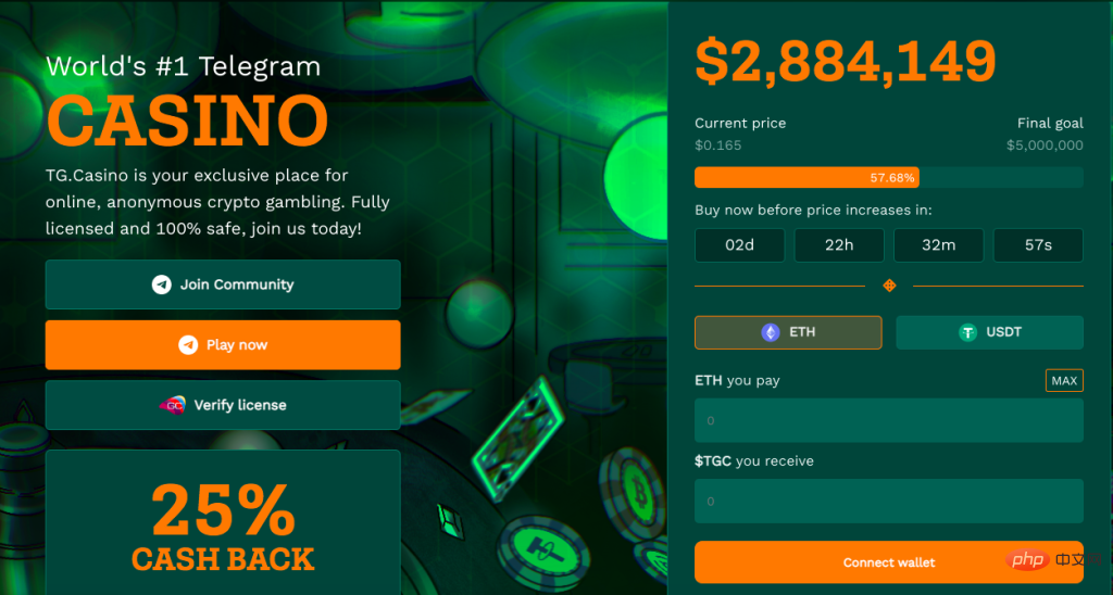 TG.Casino presale