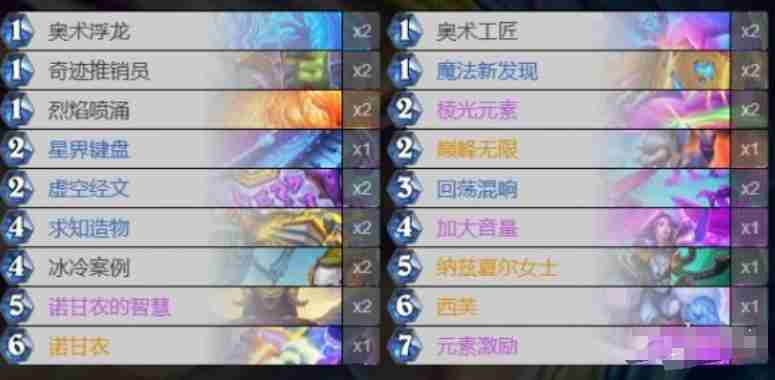 炉石传说多系法卡组代码