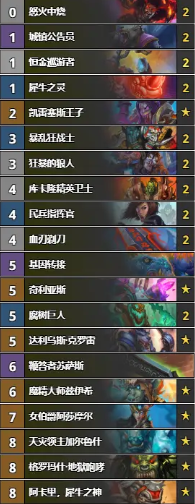 炉石传说战士卡组推荐