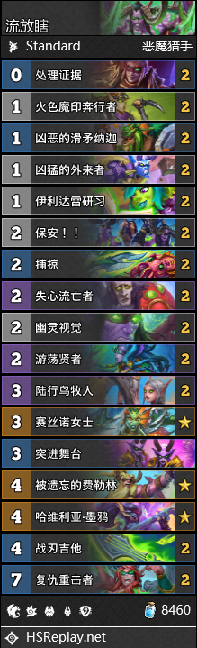 炉石传说传奇音乐节版本恶魔猎手攻略