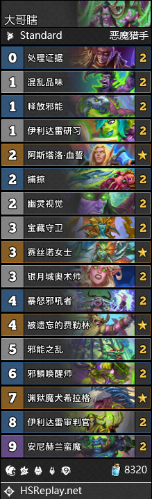 炉石传说传奇音乐节版本恶魔猎手攻略