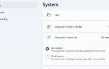 如何更改Windows子系统的Android资源使用情况
