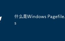 什么是Windows Pagefile.sys