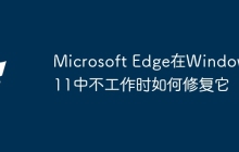 Microsoft Edge在Windows 11中不工作时如何修复它